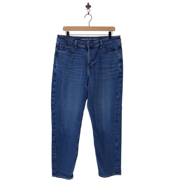 American Eagle Outfitters Denim - American Eagle Stretch High Waisted Mom Jean Medium Wash AE Size 18 Regular